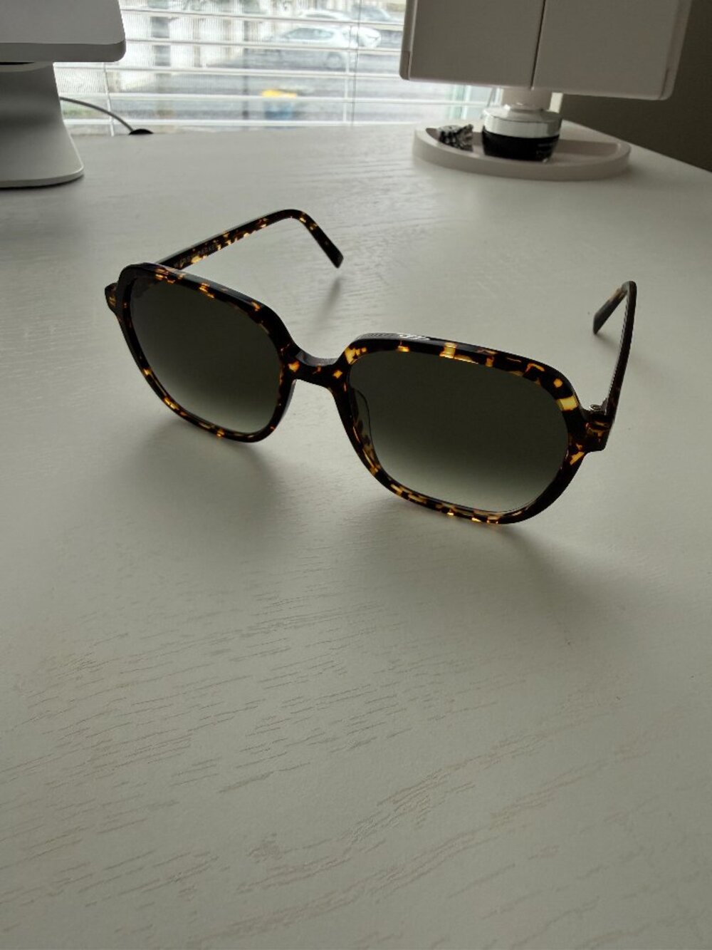 Warby Parker Sunglasses Black Oak Tortoise